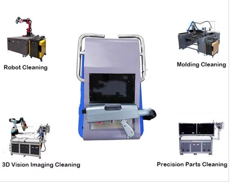 Peinture du laser 480W de refroidissement à l'air et dissolvant de rouille tenus dans la main