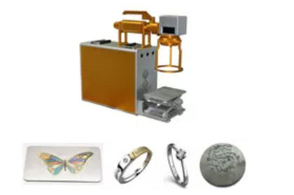 machines de repérage du laser 60W, machine d'inscription de laser de 0.15mm pour des bijoux d'or