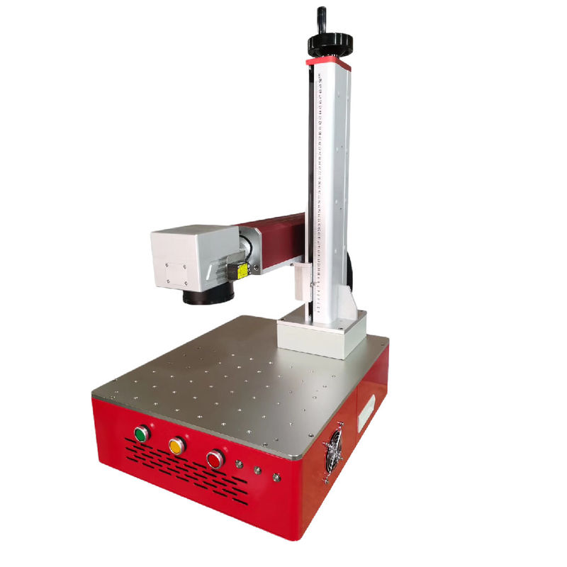 graveur For Metal de laser de la fibre 20KHz de refroidissement à l'air de 5mm