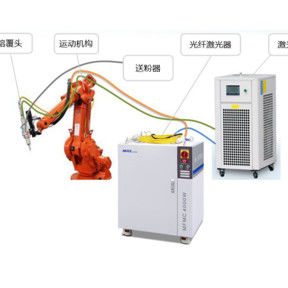 Bras robotique 3D traitant la soudeuse automatique de laser de 4000 watts
