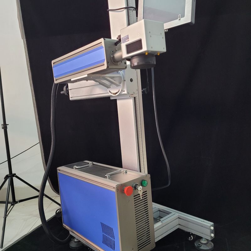 Machine d'inscription de laser de mouche de la CE de Raycus pour le tube en métal