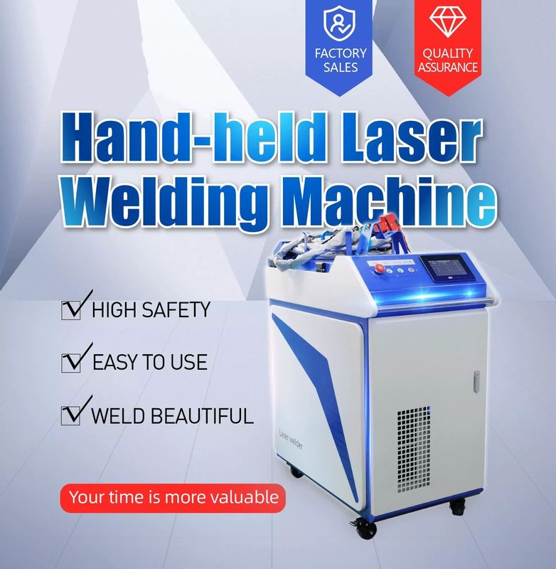 refroidissement par l'eau tenu dans la main d'onde entretenue de machine de soudure laser de 500W 1080NM